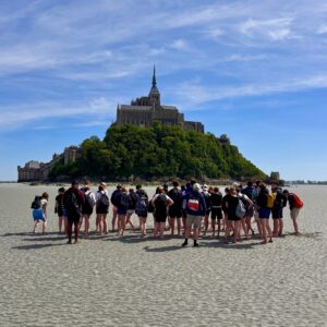 Pèlerinage au Mont Saint Michel organisé par la pastorale du lycée